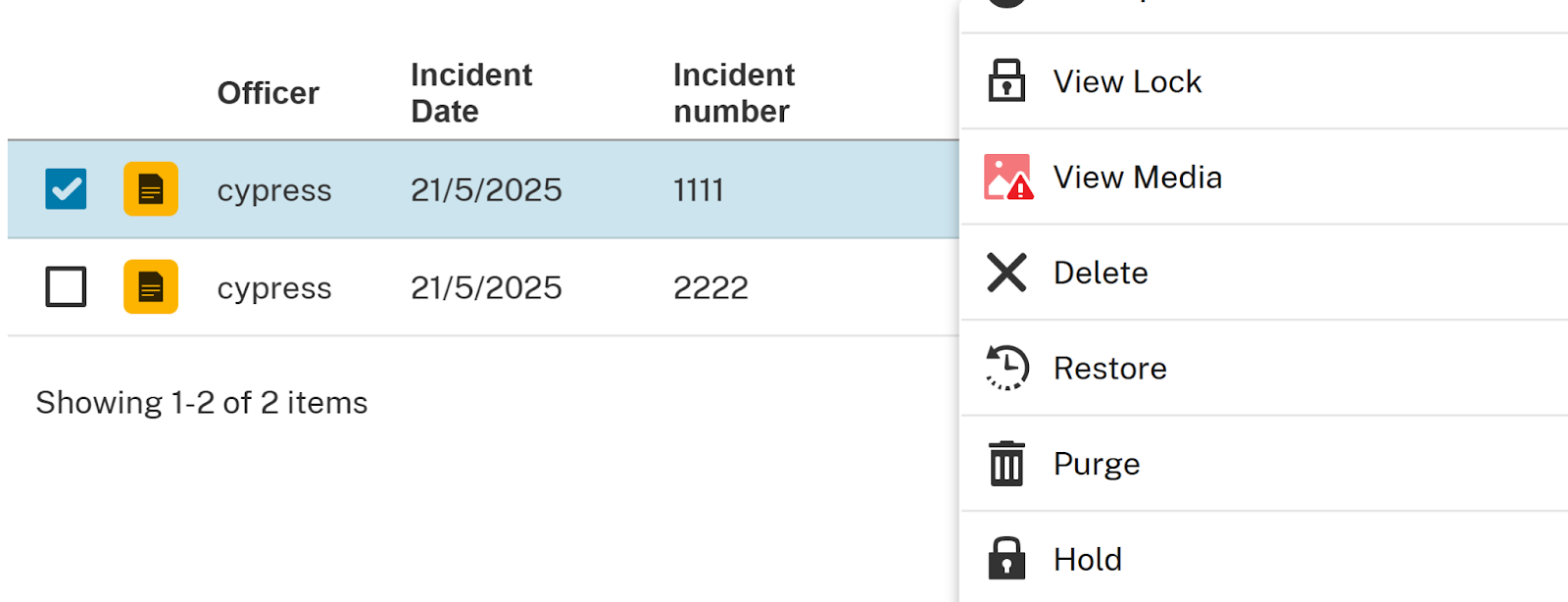 MOPI document retention