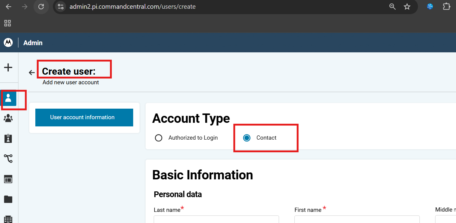 Non-authenticated Contacts 1