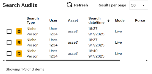 Search Audits