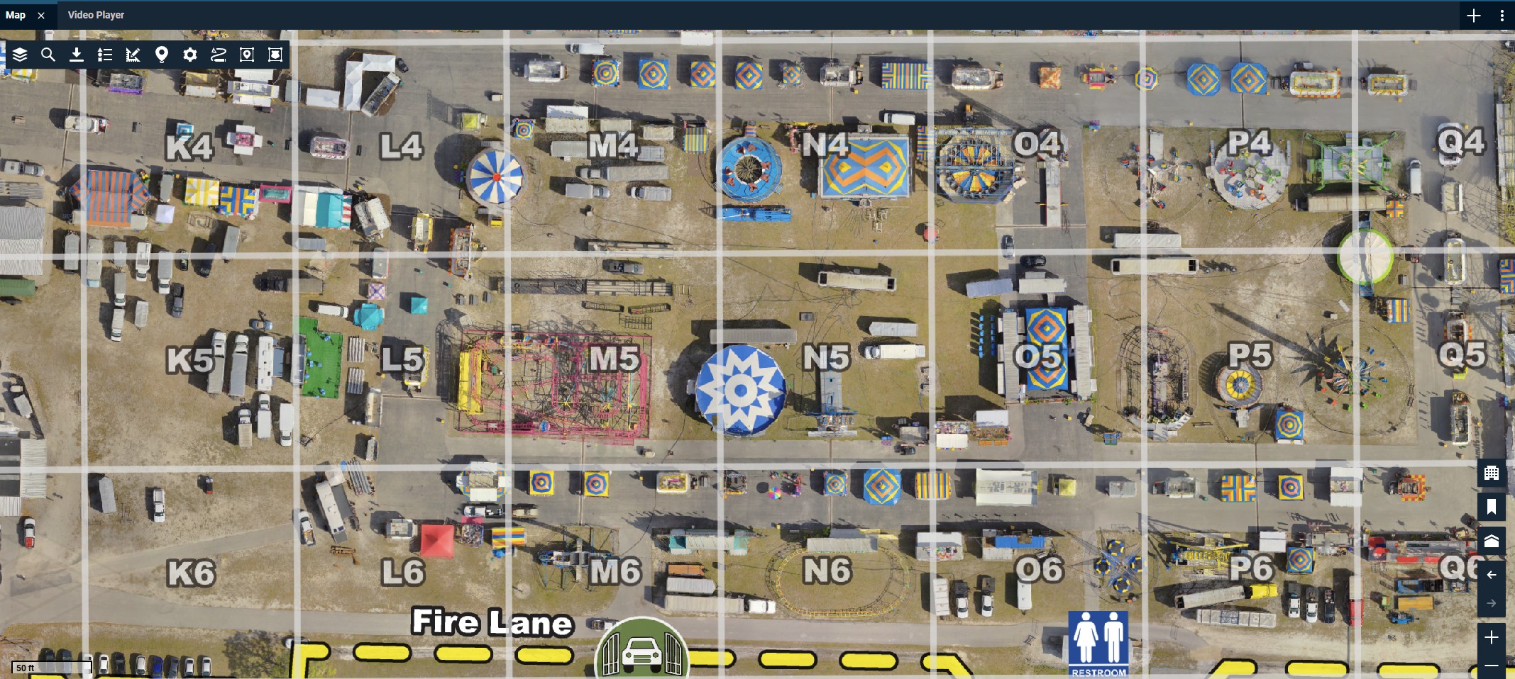 CRG Fairgrounds Zoom Fairgrounds with CRG plan (zoomed)