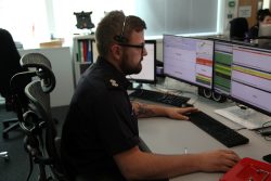 Mark on shift at Bedfordshire FRS Mark on shift at Bedfordshire FRS