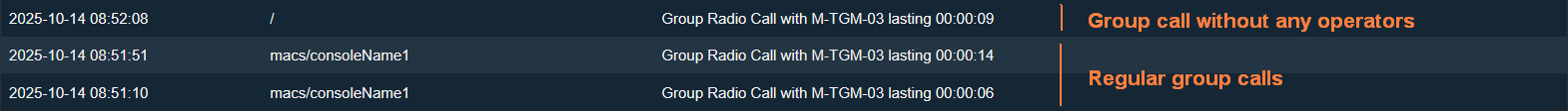 Private and Group Radio Calls (2)